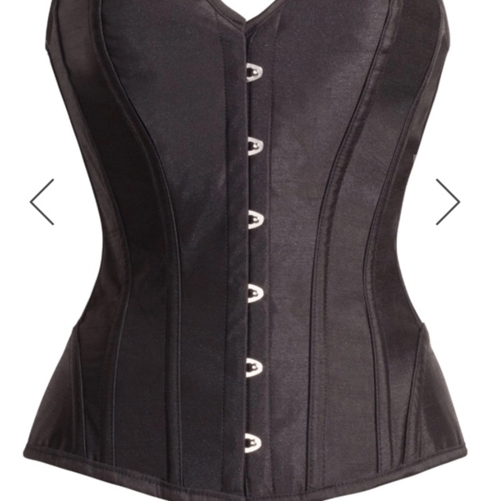 NWT Steel Boned Black Corset